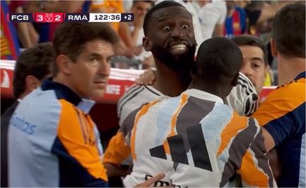 Antonio Rüdiger explota en la Copa del Rey; intentó agredir al árbitro