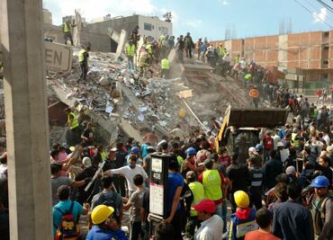 Colapsa edificio en Emiliano Zapata por sismo en CDMX