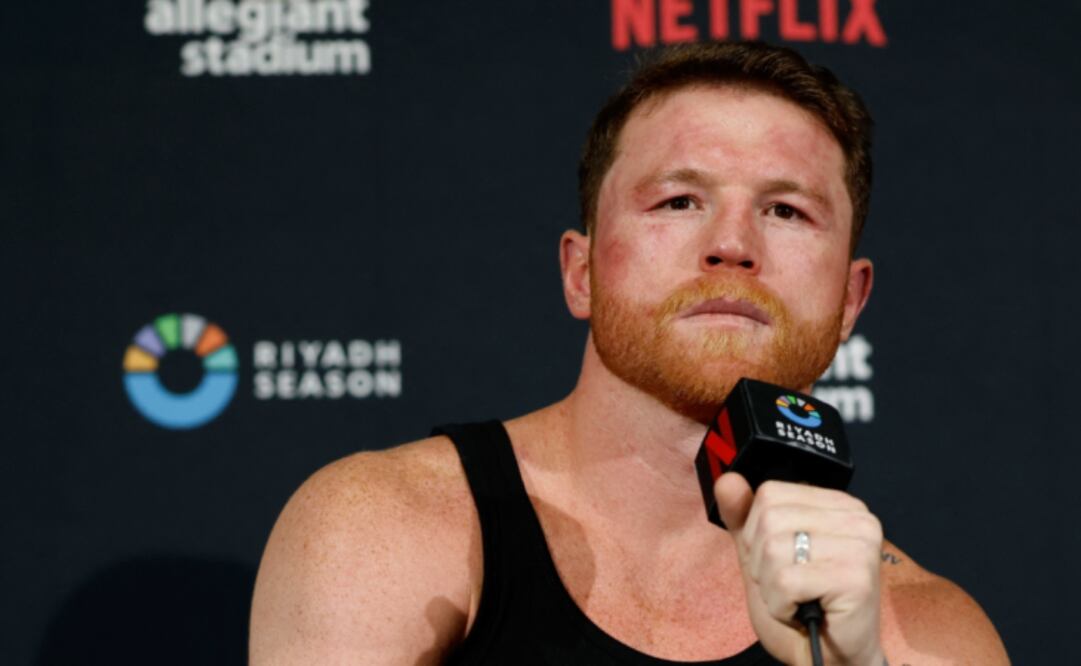 Canelo Álvarez se manifiesta en redes tras derrota ante Crawford / Foto: AFP