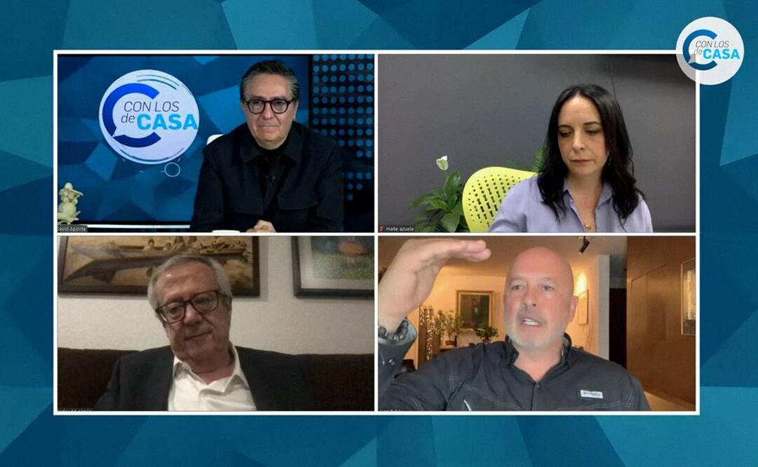 Carlos Urzúa en Con los de Casa. Foto: Youtube / EL UNIVERSAL