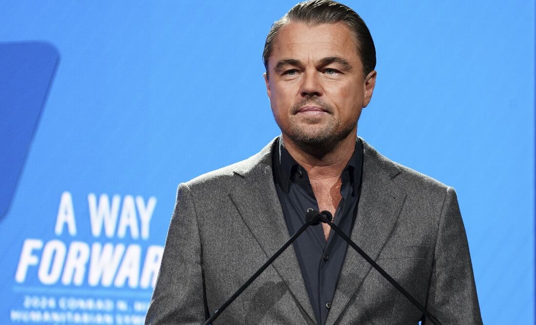 Leonardo DiCaprio respalda a la vicepresidenta de Estados Unidos, Kamala Harris. Foto: Jordan Strauss/AP Content Services for Conrad N. Hilton Foundation.