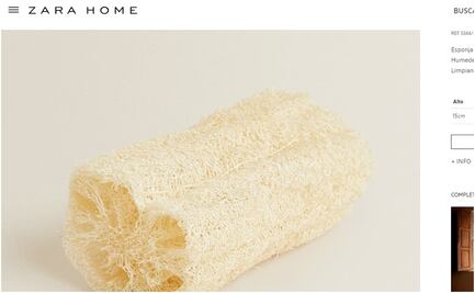 Zara Home vende "esponja corporal" a 299 pesos; piden en redes sociales que pare con el abuso de precios