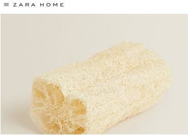 Zara Home vende "esponja corporal" a 299 pesos; piden en redes sociales que pare con el abuso de precios