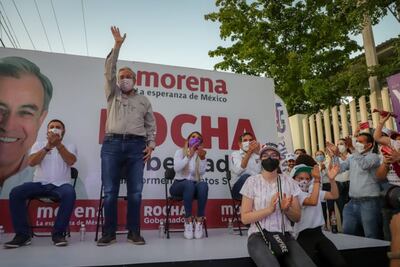 Rubén Rocha Moya hace un llamado a cuidar proceso electoral 2021