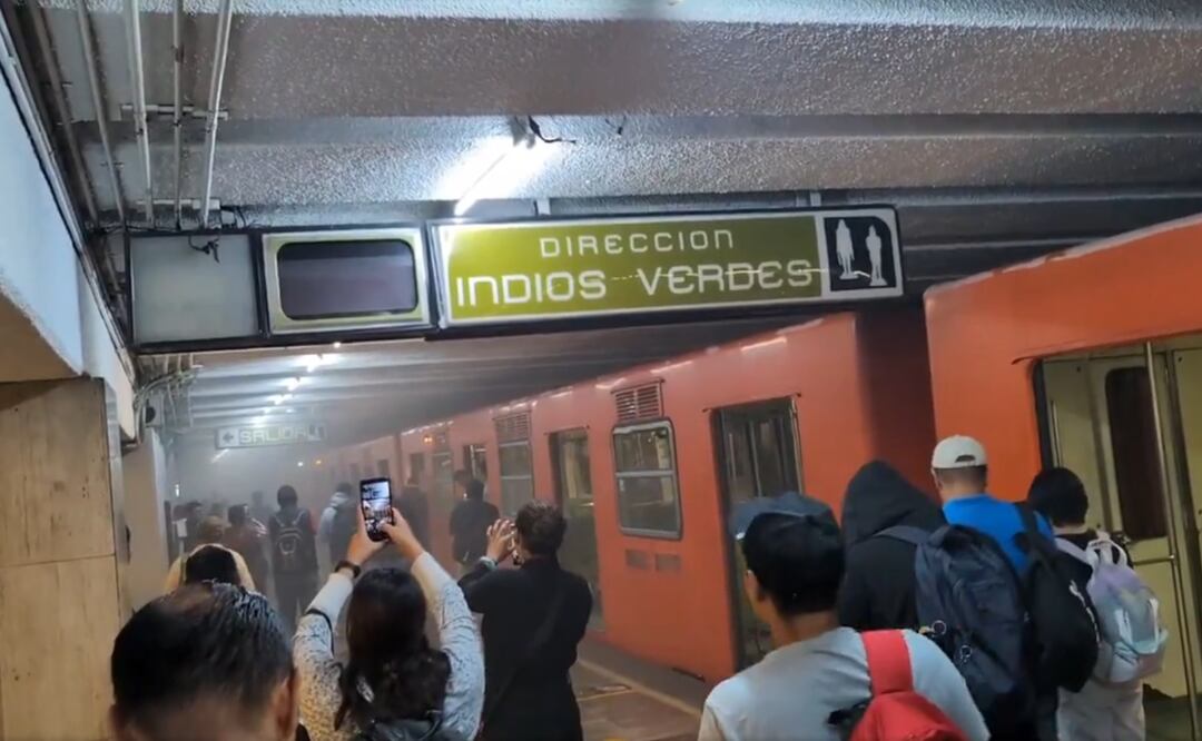 El Metro afirmó que no se trató de un connato de incendio y que no hubo desalojo. Foto: Tomada de video @al3xry