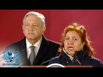 Griselda Triana, viuda del periodista Javier Valdez, exige justicia ante AMLO