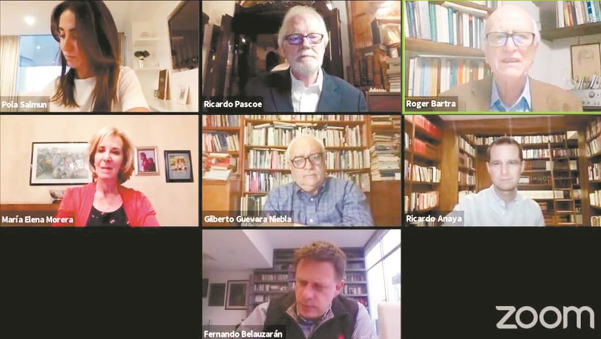 El nuevo libro del sociólogo Roger Bartra se titula Regreso a la jaula, el fracaso de López Obrador. Ayer lo presentó vía virtual. Foto: TOMADA DE VIDEO