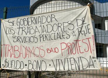 Trabajadores de Procuraduría de Baja California Sur encaran al gobernador; lo acusan de ignorar sus demandas laborales