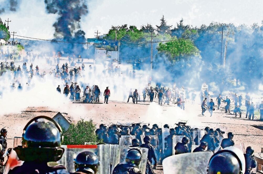 El enfrentamiento suscitado en Nochixtlán, Oaxaca, el pasado 19 de junio dejó ocho personas muertas (ARCHIVO EL UNIVERSAL)