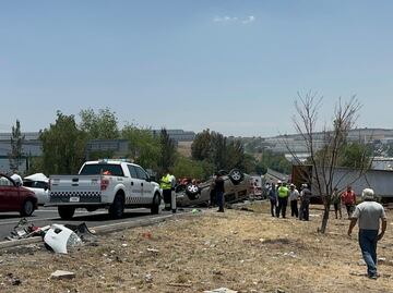 Registran cierre de la autopista Chamapa-Lechería por choque que dejó 4 personas lesionadas