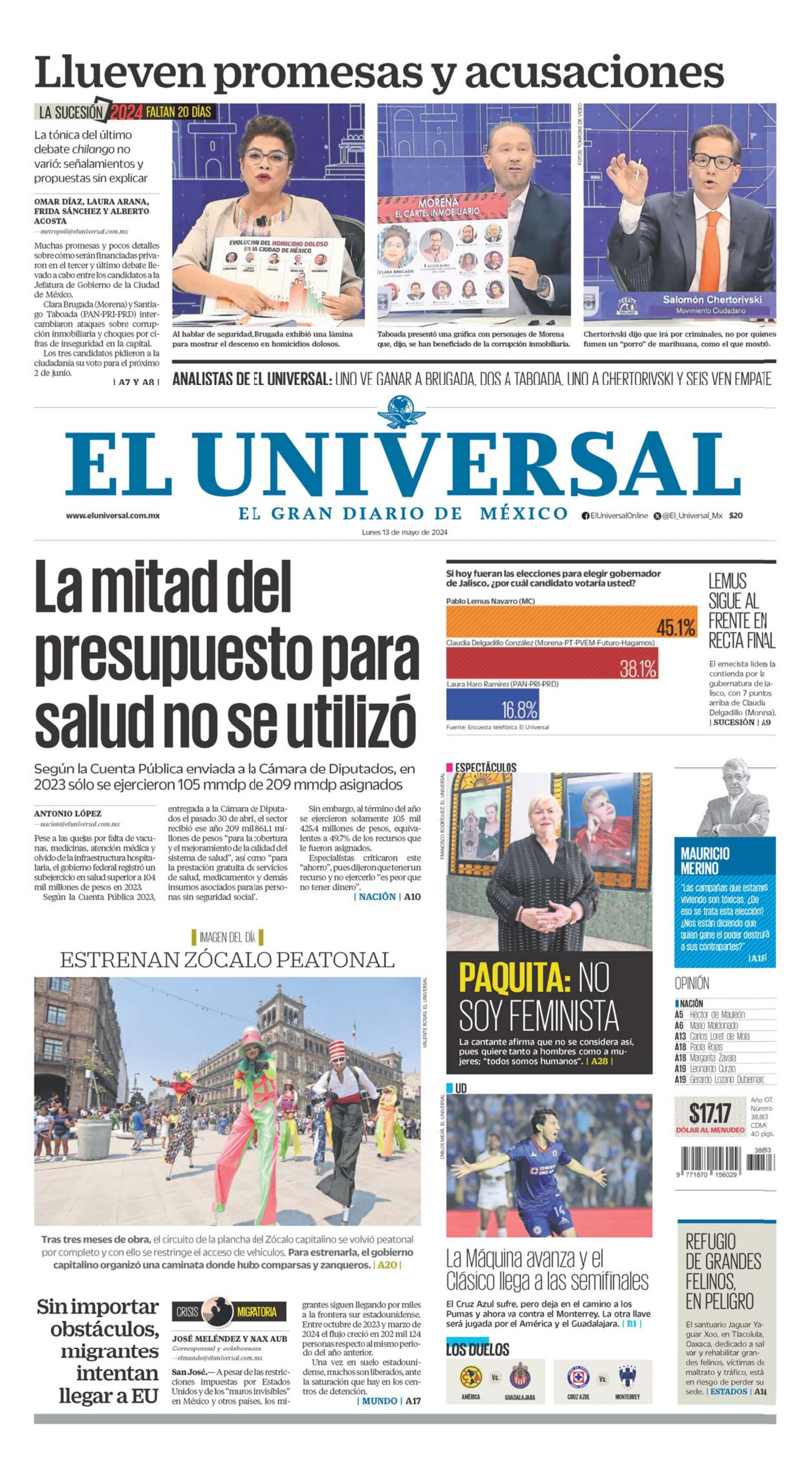 Portada 13 de mayo de 2024