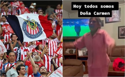 Abuelita da cátedra a aficionados de Chivas al festejar los goles de esta manera