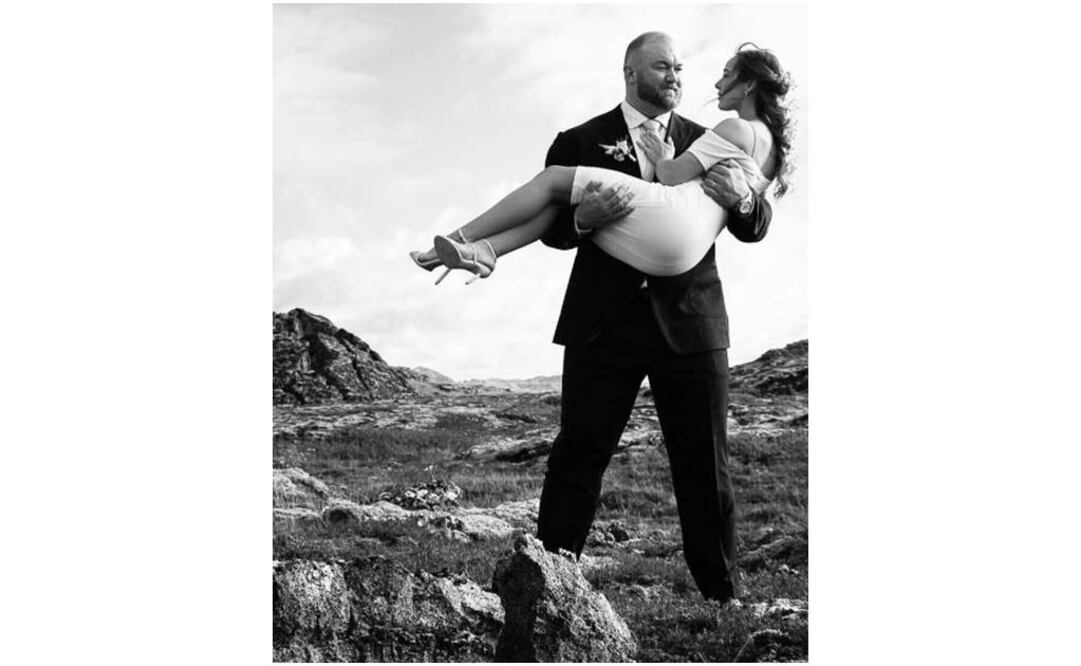 Thor Björnsson y Kelsey Henson. Foto: Instagram