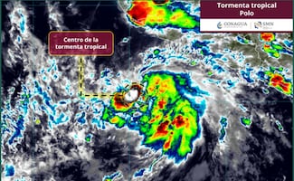 Depresión se convierte en tormenta Polo al sur de Colima y Michoacán; advierten una rápida intensificación