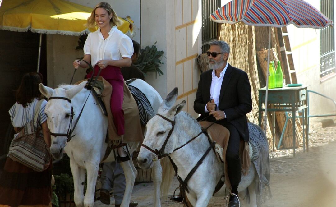Brie Larson y George Clooney. Foto: EFE