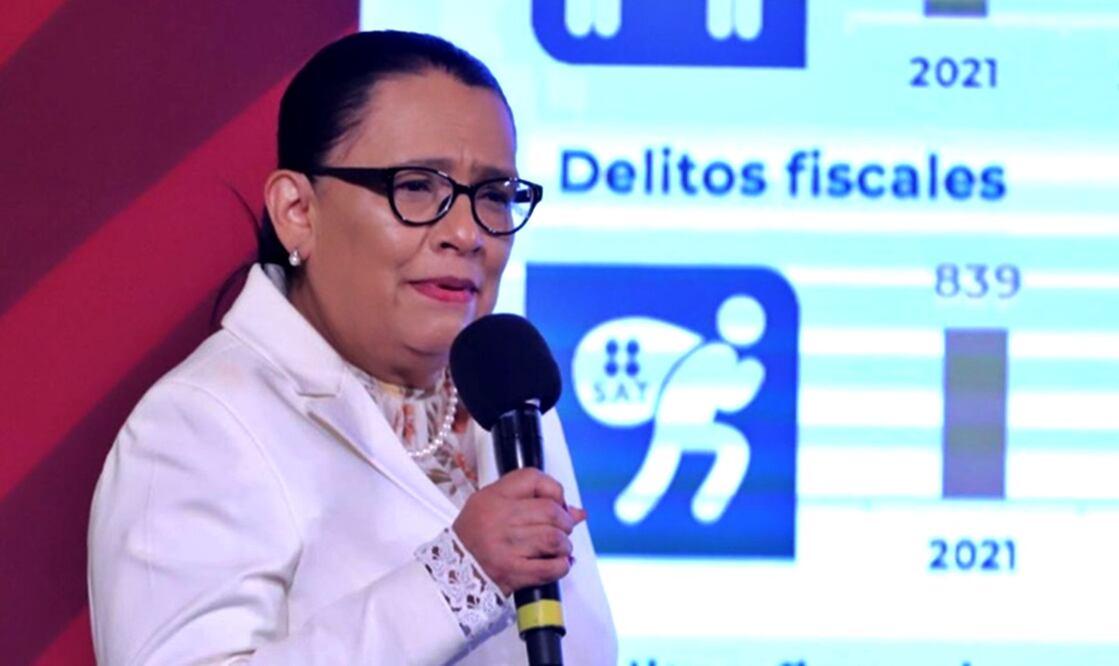 Rosa Icela Rodríguez destacó que de acuerdo con las estadísticas del Inegi de enero a diciembre de 2021 se registraron mil 148 homicidios menos con respecto a 2020. Foto: archivo/EL UNIVERSAL