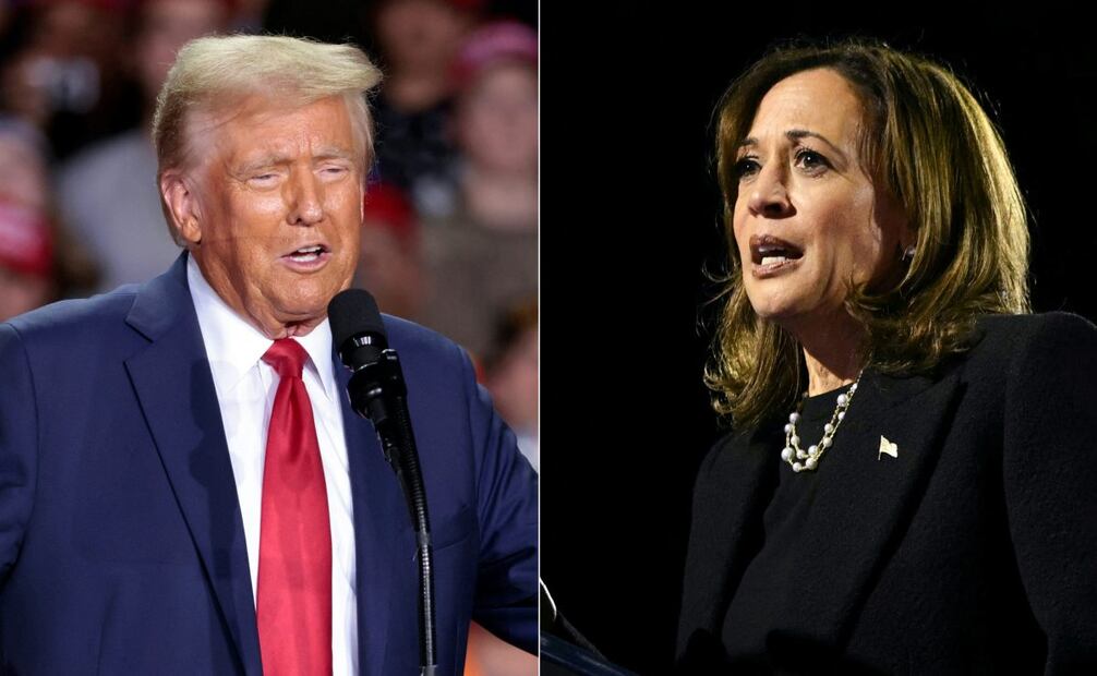 “Lo hizo muy mal ese hombre. Esperamos que gane ella (Kamala Harris)”, cuenta otra votante. Foto: AFP