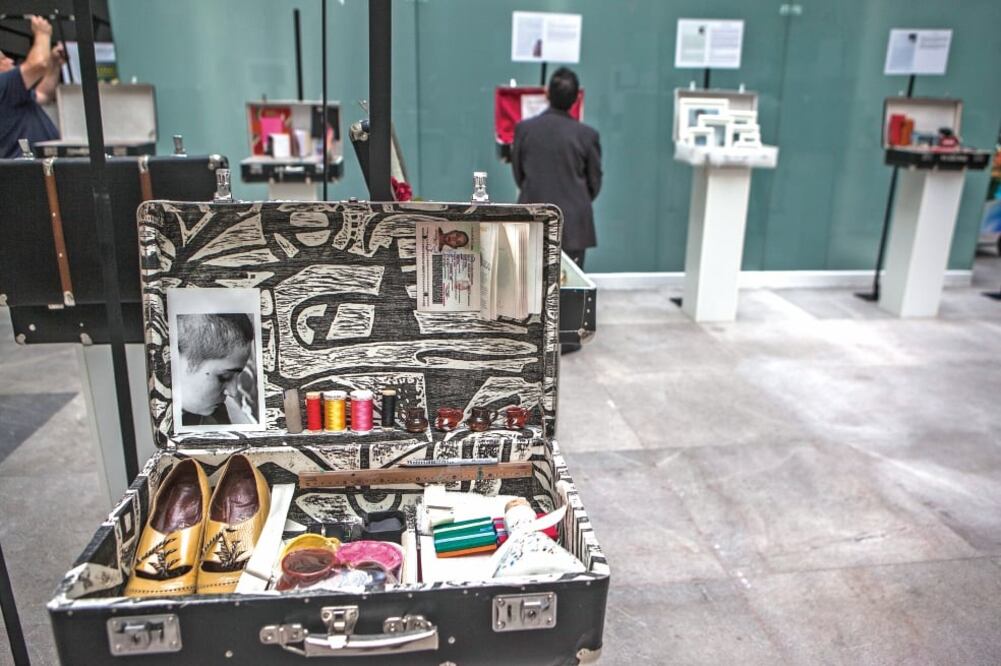 Cada participante incluyó objetos como libros, juguetes, cartas o fotos (CRISTOPHER ROGEL. EL UNIVERSAL)