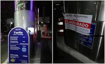 Por no otorgar prórroga, clausuran estacionamientos en plazas de Naucalpan