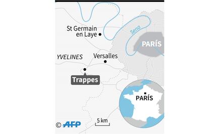 Un muerto y dos heridos en ataque con cuchillo cerca de París