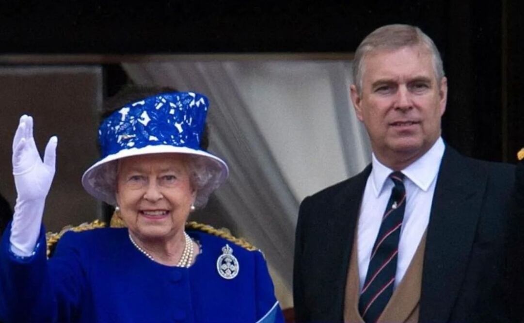 Reina Isabel II y el príncipe Andrés. Fuente: Instagram @evtvmiami