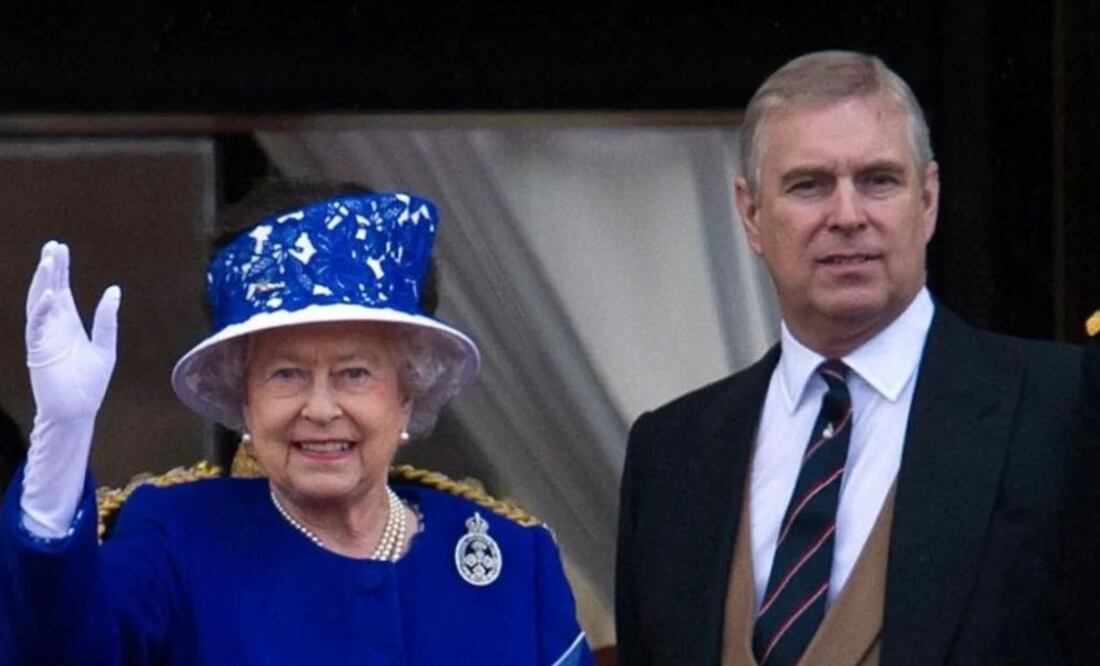 Reina Isabel II y el príncipe Andrés. Fuente: Instagram @evtvmiami