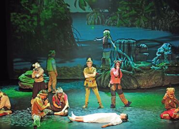 Peter Pan atrapa a chicos y grandes