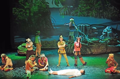 Peter Pan atrapa a chicos y grandes