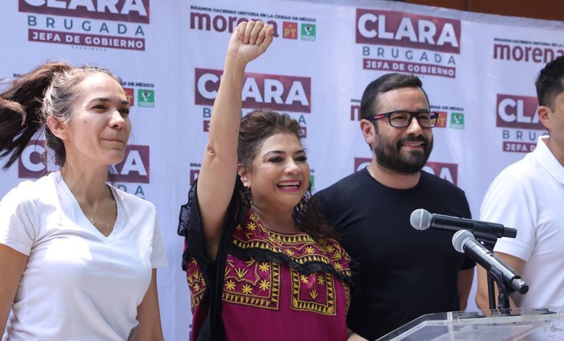 Clara Brugada, virtual jefa de Gobierno de la CDMX. Foto: Especial