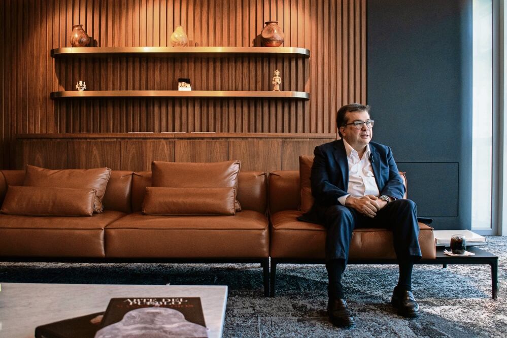 Jorge Arce, director general de HSBC México, comentó que la primera ola del nearshoring fue la expansión de operaciones locales de empresas que ya existían en el país. Foto: Abril Angulo | El Universal