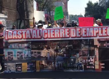 Locatarios de centros nocturnos se manifiestan en calles del Centro Histórico