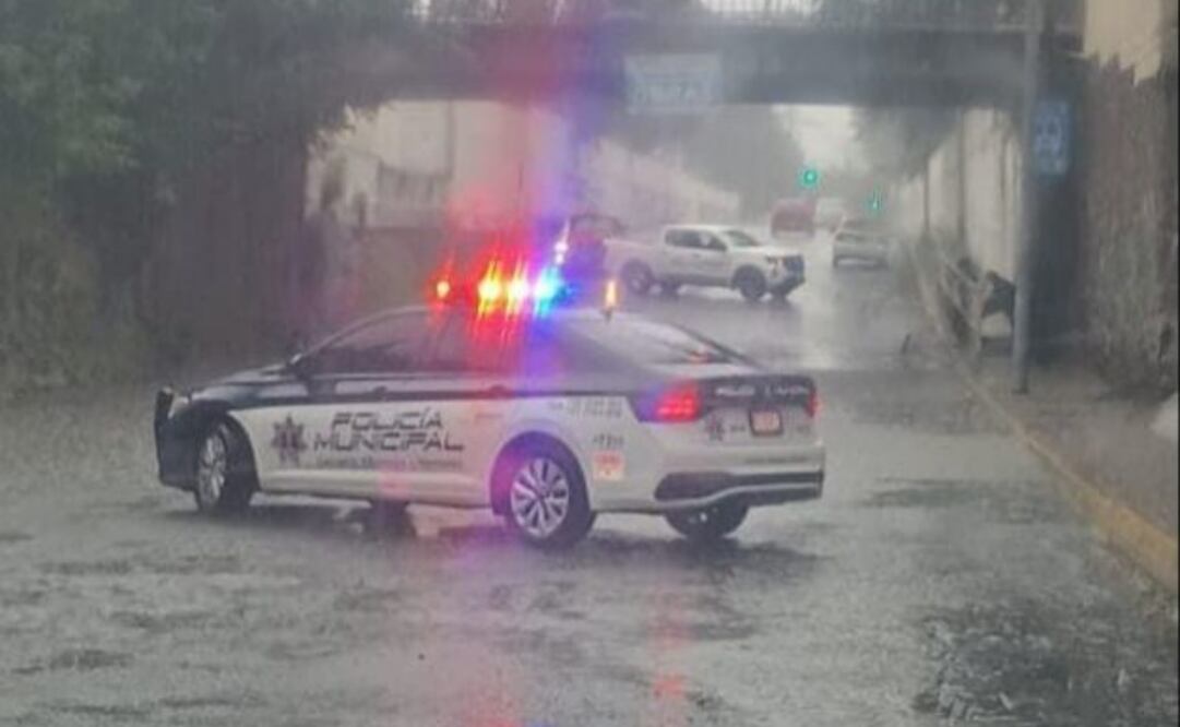 Metepec se inunda tras lluvias en el Valle de Toluca. Foto: Especial