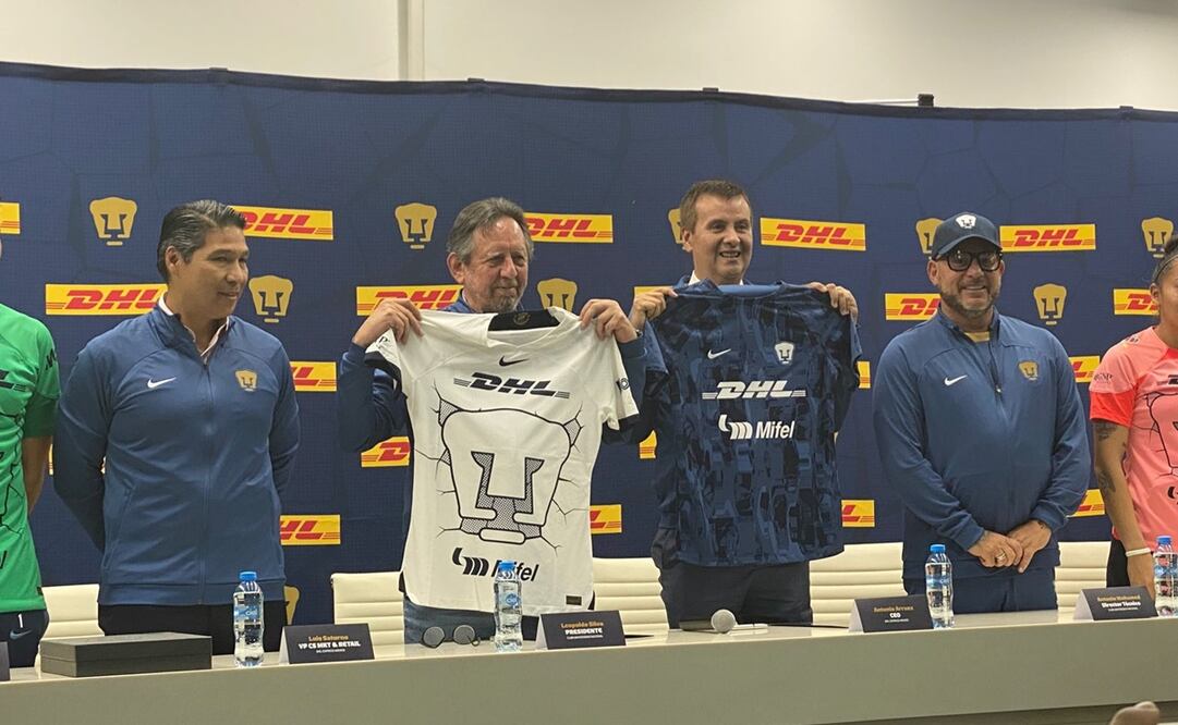 Pumas extendió su patrocinio con DHL / Foto: Nicolás Schiller Solti - EL UNIVERSAL