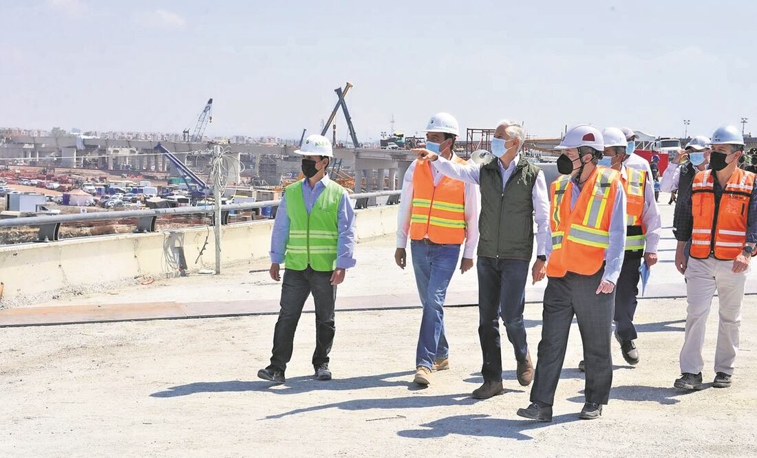 El gobernador supervisó el avance de las obras. Foto: ESPECIAL