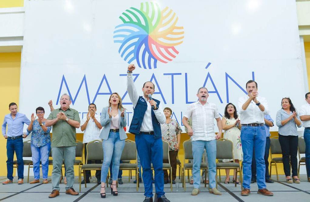 El aspirante a la dirigencia nacional del PAN, Marko Cortés