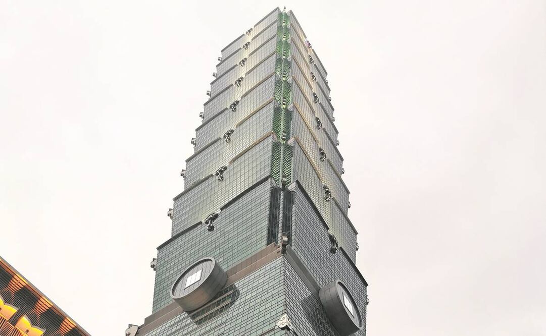 Vista exterior del rascacielos Taipei 101, en Taiwán.Foto: Ángel Santamaría