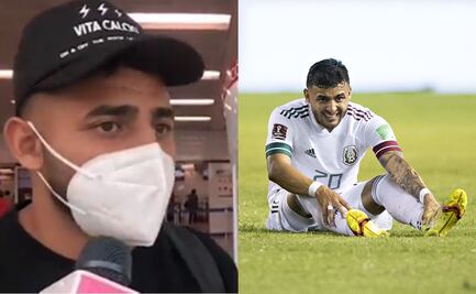 Alexis Vega desconoce el grado de la lesión que sufrió con la Selección Mexicana