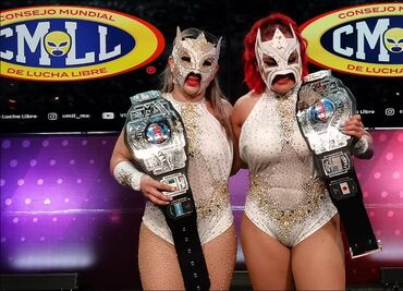 Lluvia y Jarochita derrotaron a Taya Valkyrie y Lady Frost; se quedaron con los Campeonatos Femeniles