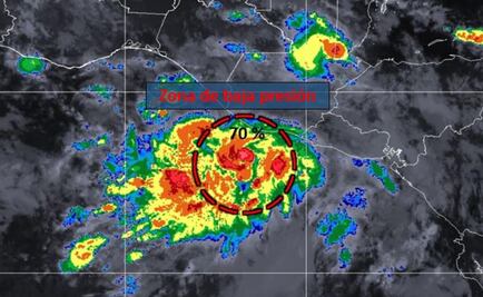 Zona de baja presión en el Pacífico, con 70% de potencial ciclónico