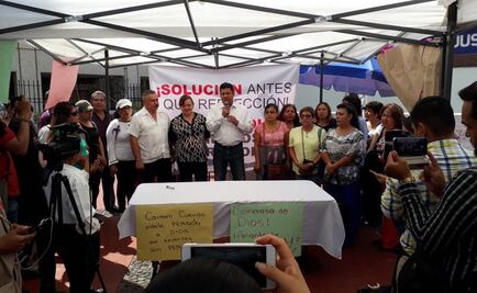 Protestan funcionarios de Morelos falta de pago de sus pensiones