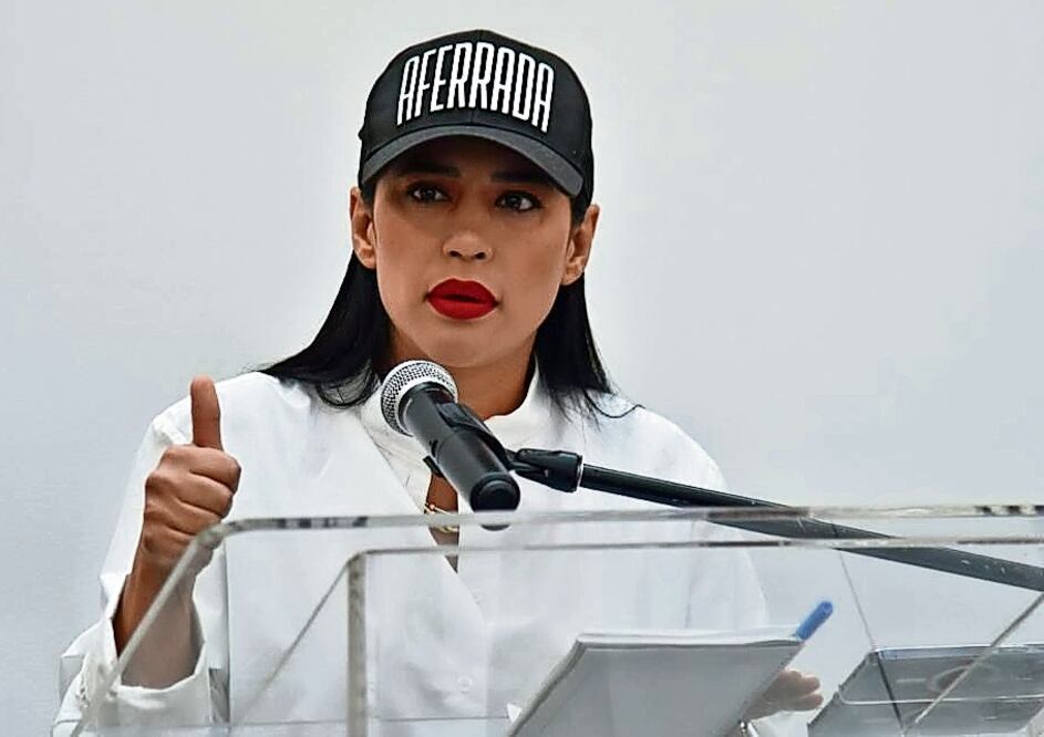 Cuevas aseguró que de llegar a la Jefatura de Gobierno protegerá como una “mamá” a la ciudadanía, por lo que luchará contra el crimen. Foto: Especial