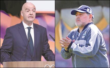 Maradona explota contra Infantino 