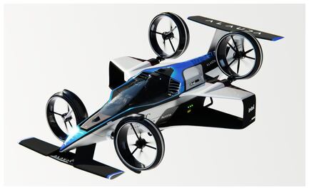 Crean el primer auto de carreras volador: fotos