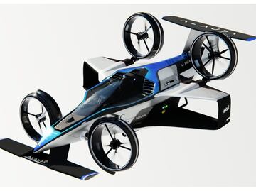 Crean el primer auto de carreras volador: fotos