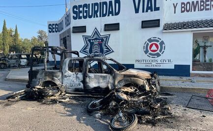 Incendian 11 vehículos en Jaltenco; denuncian extorsiones por parte de policías