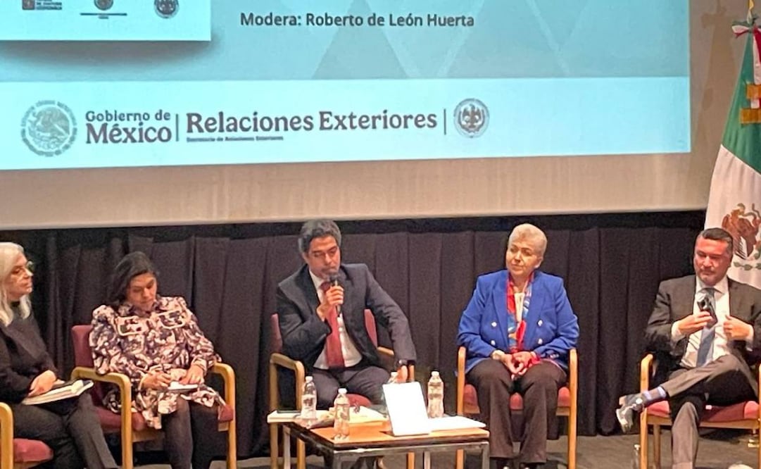 El Acervo Histórico Diplomático de la SRE presentó el libro “México: Mediador clave en América Latina. Un análisis político-histórico” este lunes 12 de enero de 2026. Foto: Ulises Uribe/ EL UNIVERSAL