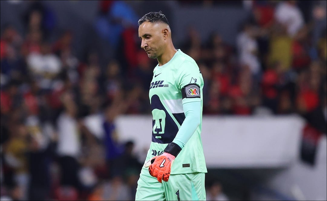 Pumas dejó escapar el triunfo ante Atlas con dos equivocaciones de Keylor Navas / FOTO: Imago7