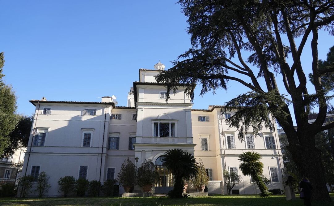 Una vista general del Casino dell'Aurora, también conocido como Villa Ludovisi, en Roma, el 18 de enero de 2022. Una princesa nacida en Texas que vive en una villa de Roma que contiene el único techo conocido pintado por Caravaggio.