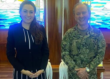 Tere Jiménez analiza con Semar estrategias de seguridad para Aguascalientes