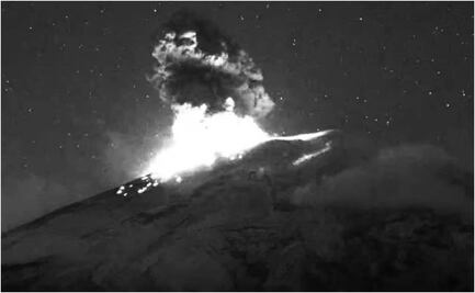 Popocatépetl: “Don Goyo” anda despierto; registra explosión con lava FOTOS